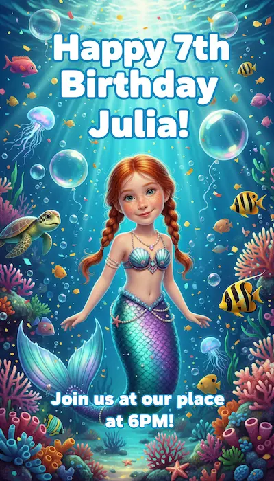 AI generated invitation